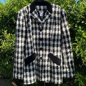 Vintage Houndstooth Blazer